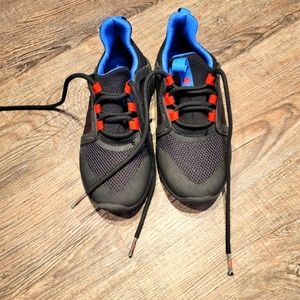 Boys Sneakers red blue and black, Target Ortholite size 12